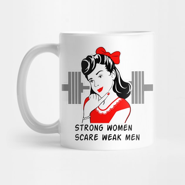 Strong women scare weak men by TimAddisonArt